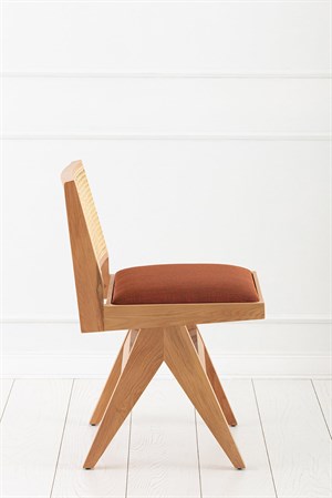 Kastra Jeanneret Kolsuz Hasırlı Sandalye 